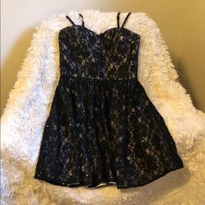 Formal Black Sequin Dress